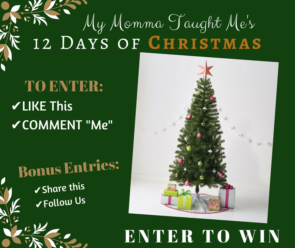 My Momma Taught Me's 12 Days Giveaway Day 1 2017 (2)