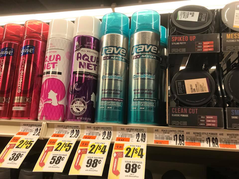 Rave Hair Spray At Tops Markets