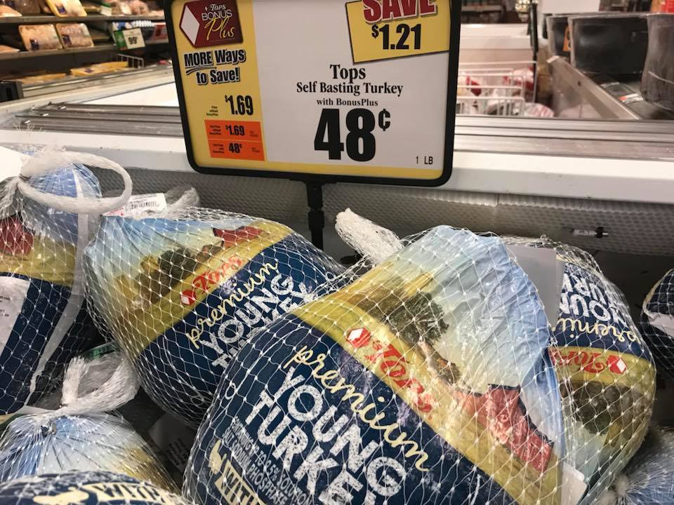 TOps Brand $0 49 Per Lb Turkeys