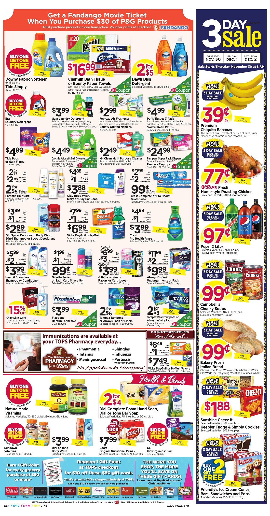 Tops Markets Ad Scan Preview Week Of 11 26 Page 7