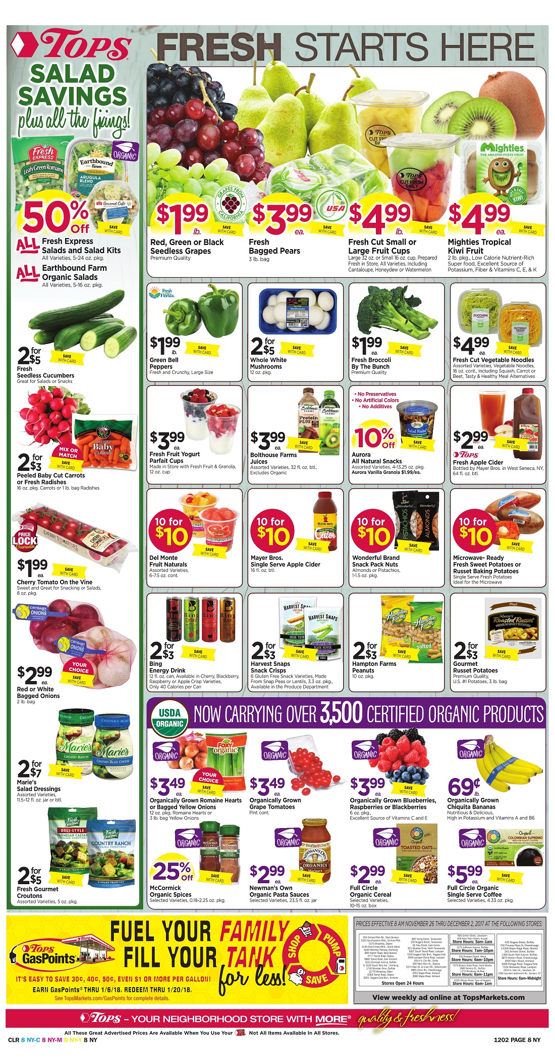 Tops Markets Ad Scan Preview Week Of 11 26 Page 8