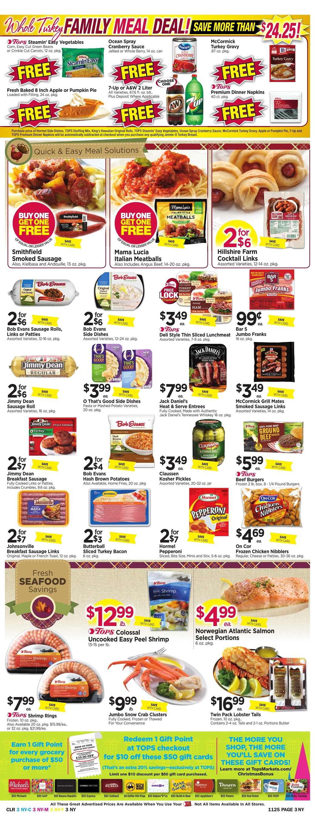 Tops Markets Ad Scan Week 11 19 Page 3