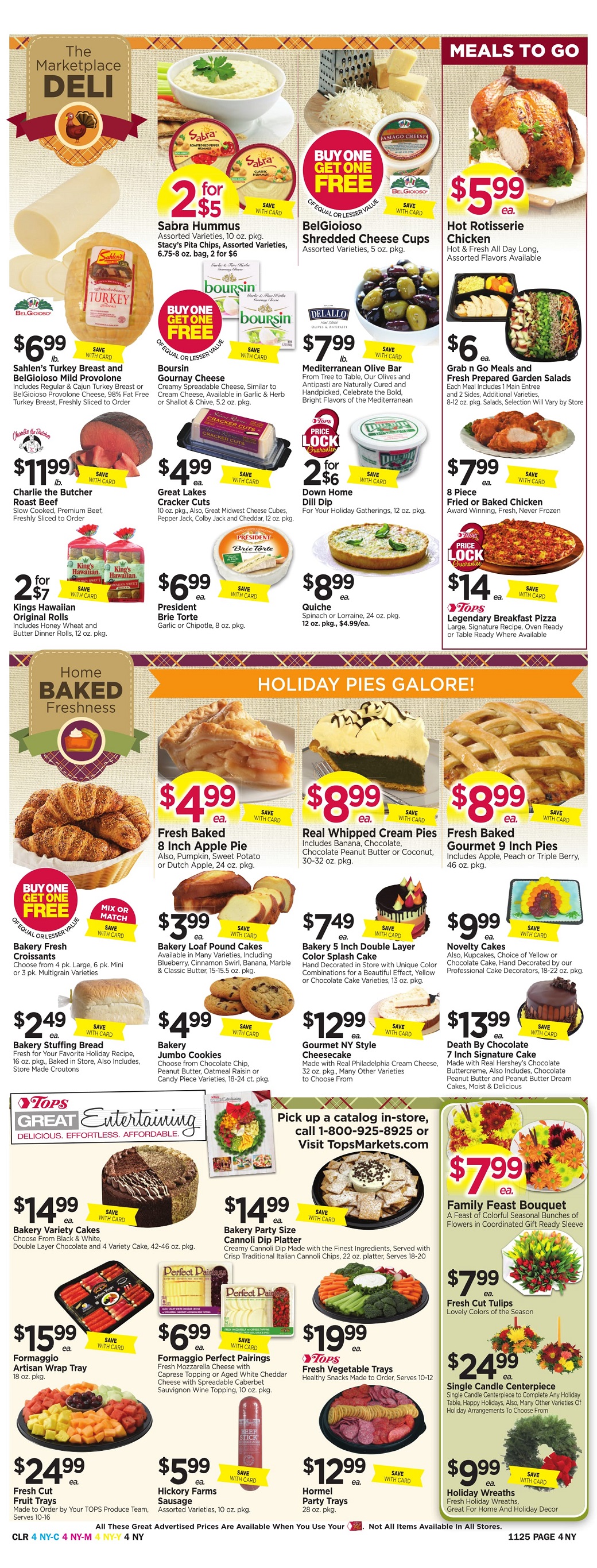 Tops Markets Ad Scan Week 11 19 Page 4