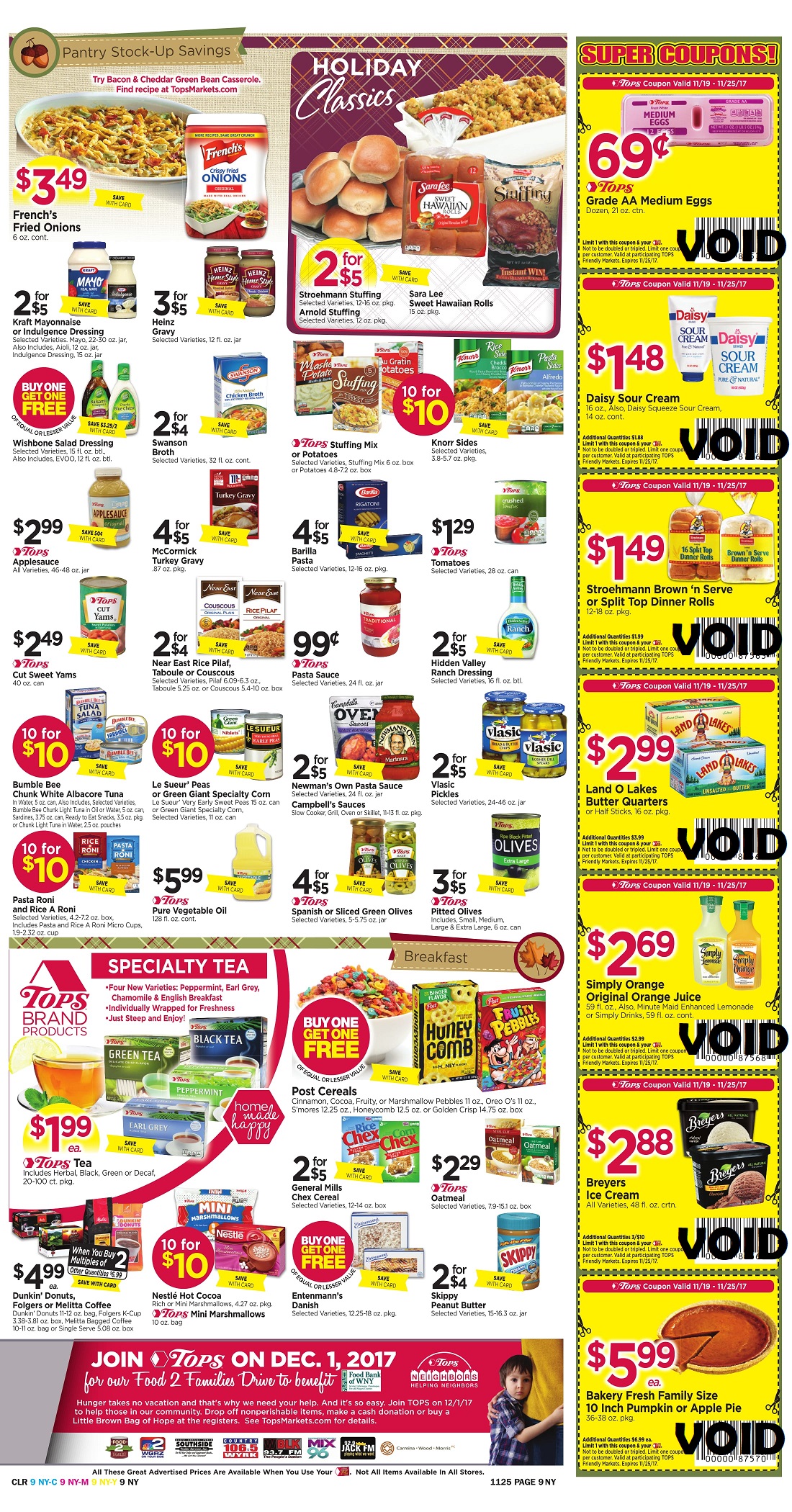 Tops Markets Ad Scan Week 11 19 Page 9