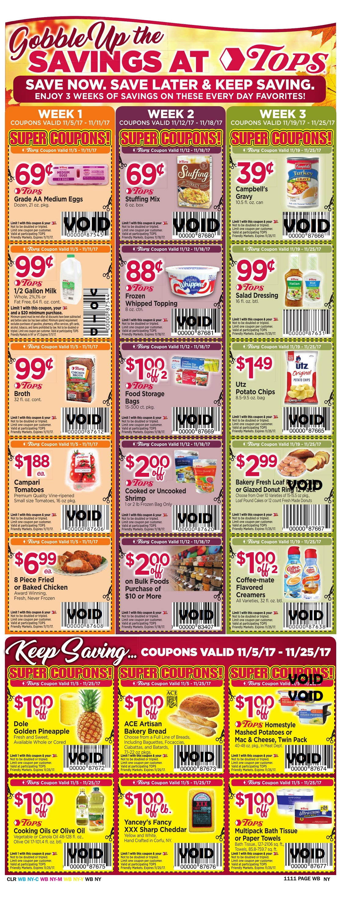 Tops Markets Ad Scan Week 11 5 Christmas Coupons
