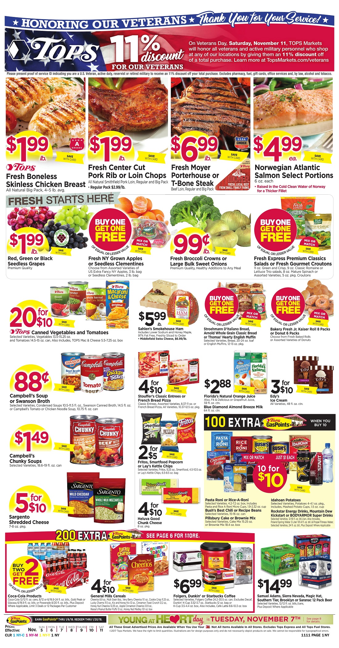 Tops Markets Ad Scan Week 11 5 Page 1