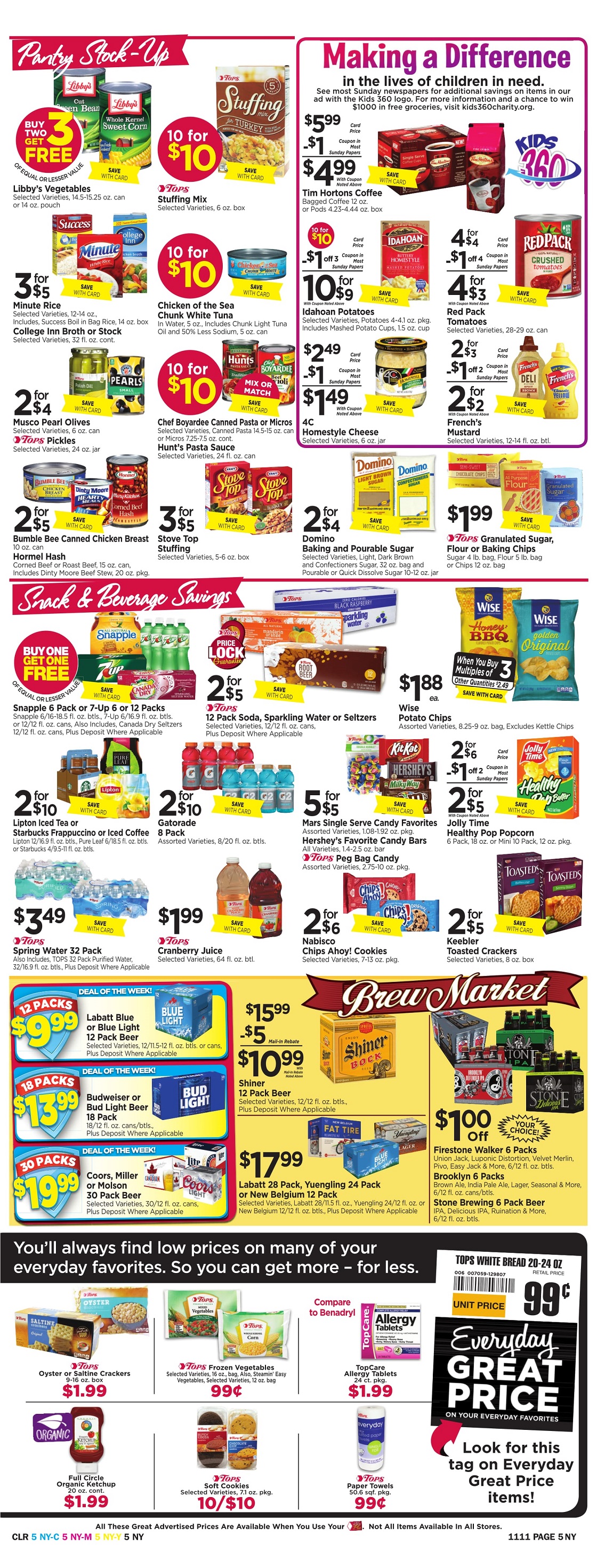 Tops Markets Ad Scan Week 11 5 Page 5