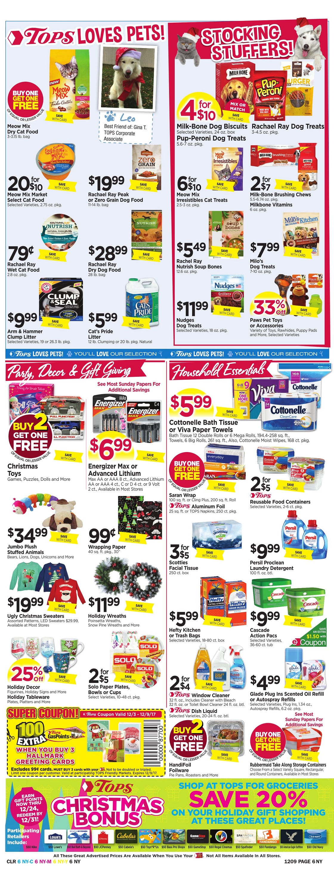 Tops Markets Ad Scan Week Of 12 3 Page 6