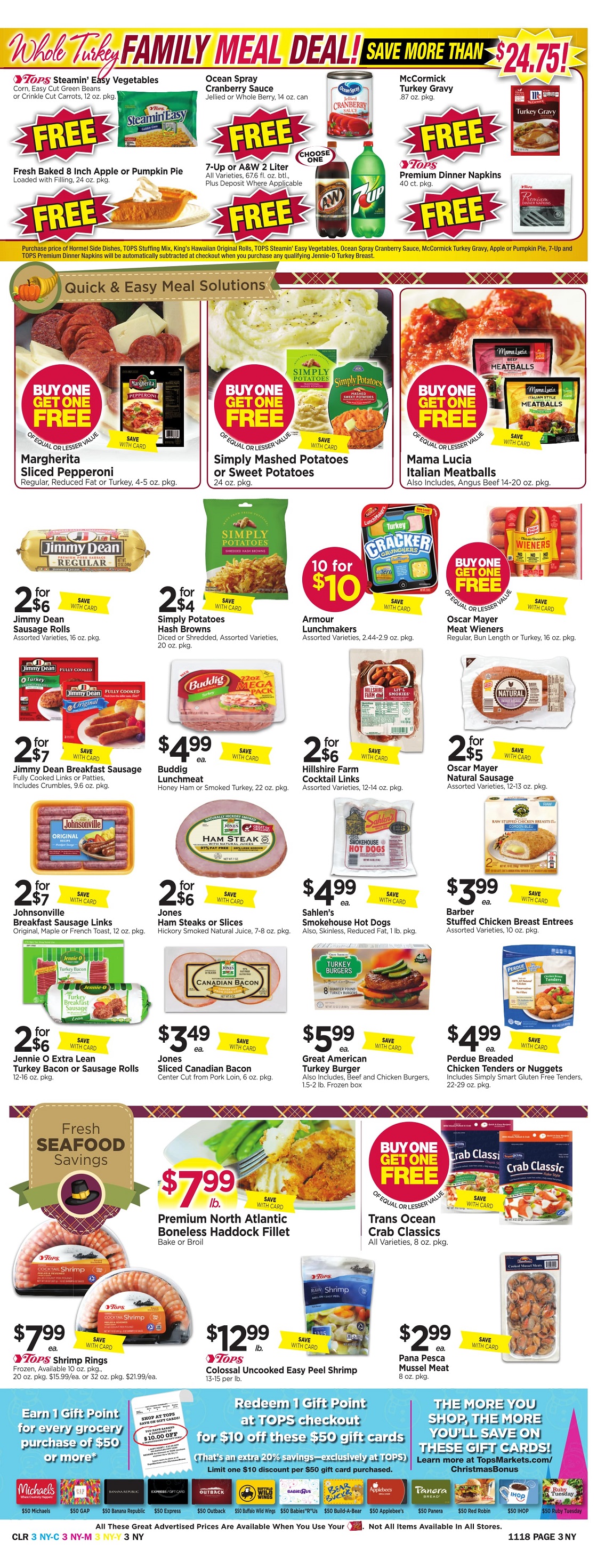 Tops Markets Ad Scan Week Pf 11 12 Page 3