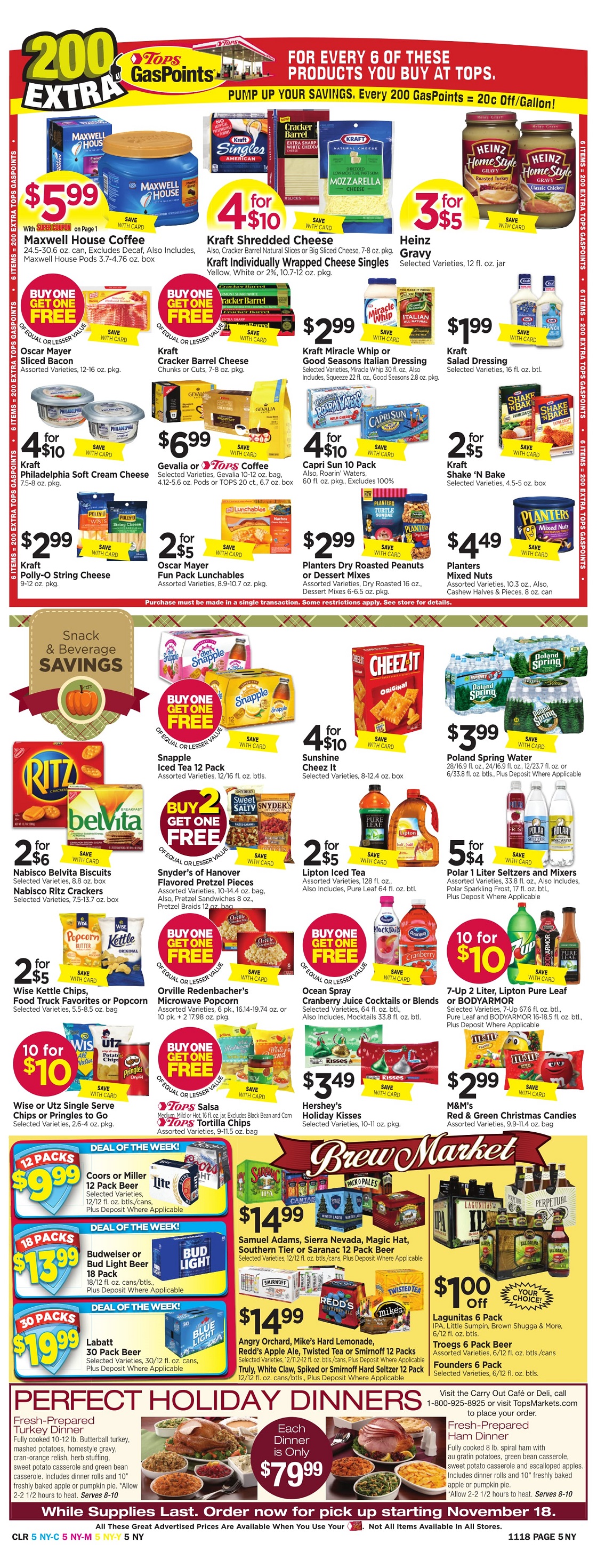 Tops Markets Ad Scan Week Pf 11 12 Page 5