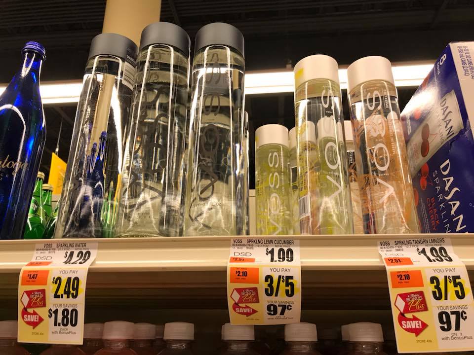 Voss Water At Tops Markets