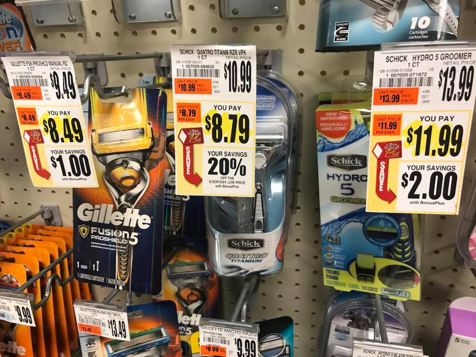 Gillette Mens Razors At Tops Markets