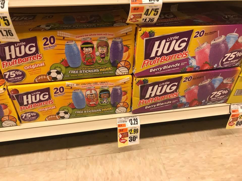 Little Hugs Drinks Sale At Tops Markets