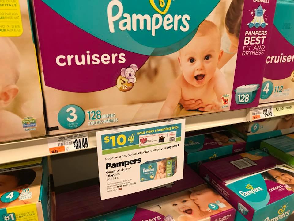 Pampers Box Diaper Deal At Tops
