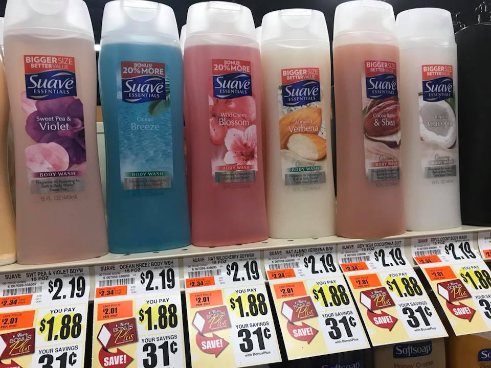 Suave Body Wash At Tops Markets