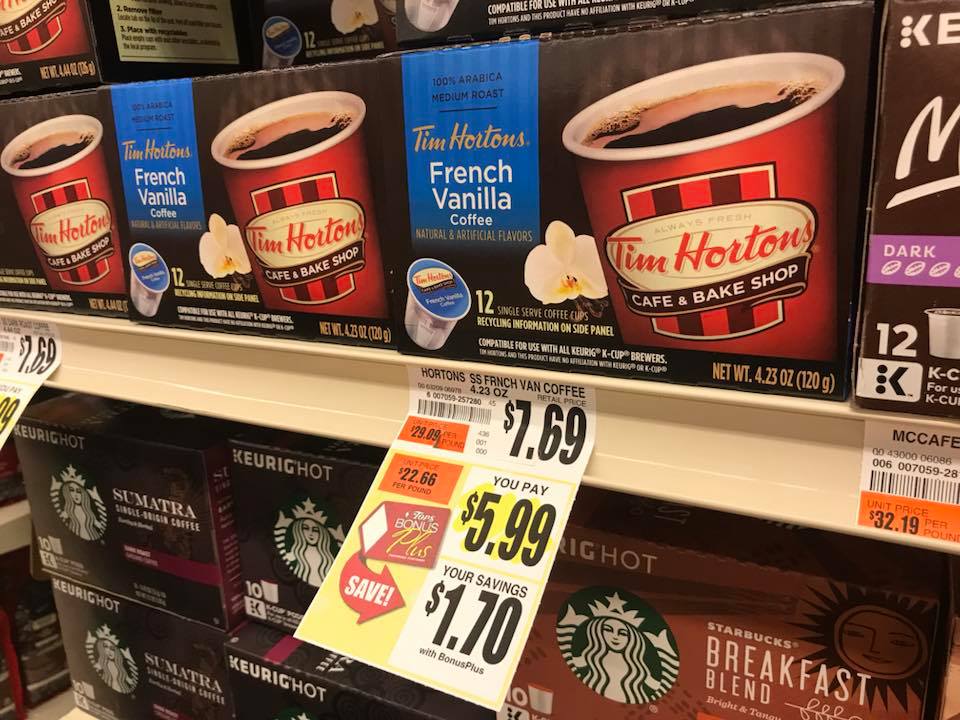 Tim Hortons K Cups At Tops Markets