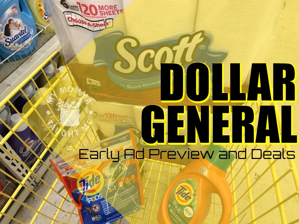 Dollar General Early Ad Previews