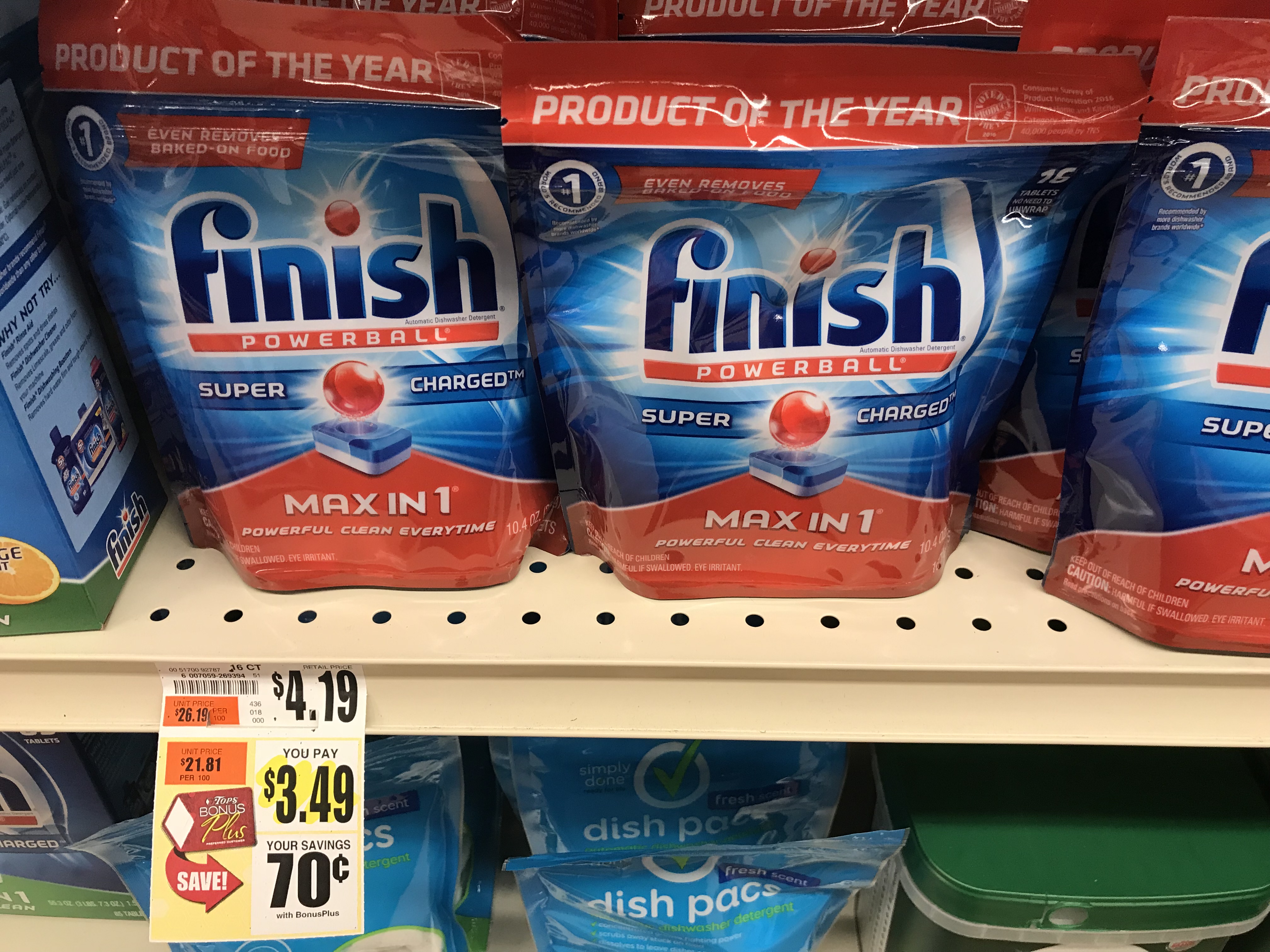 Finish Sale At Tops Markets