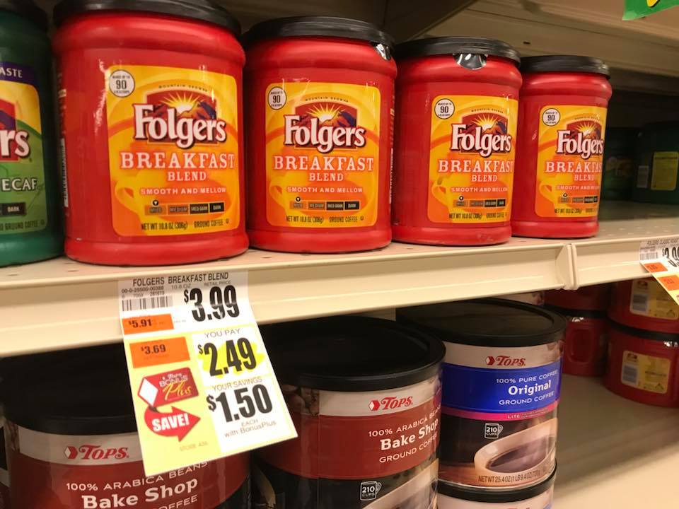 Folgers Deal At Tops