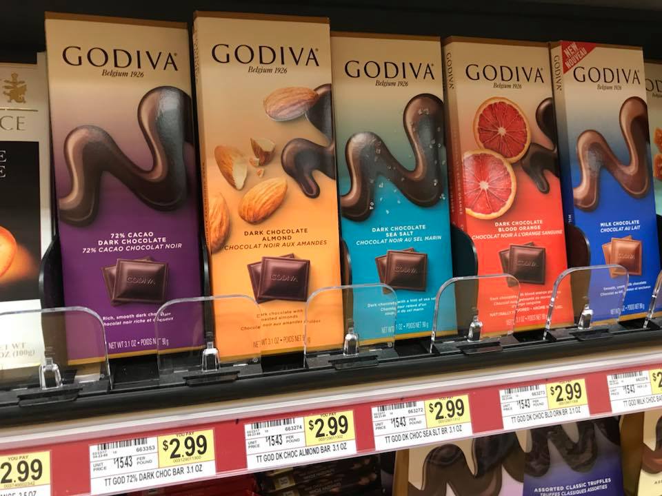 Godiva Chocolate Bars At Wegmans