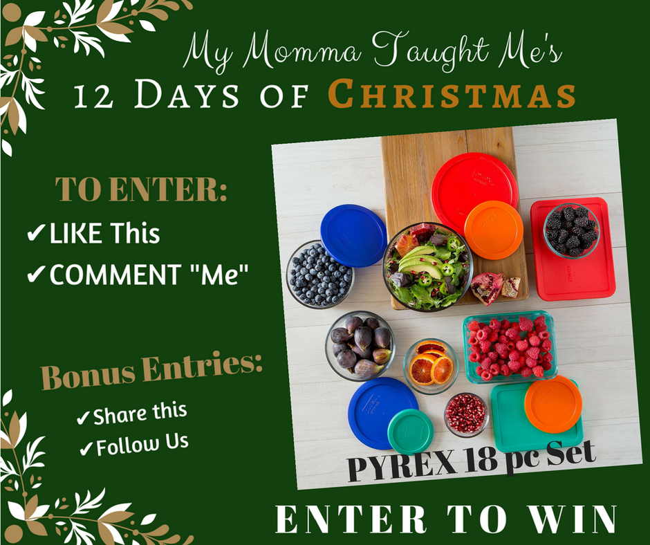 My Momma Taught Me's 12 Days Giveaway Day 56 2017
