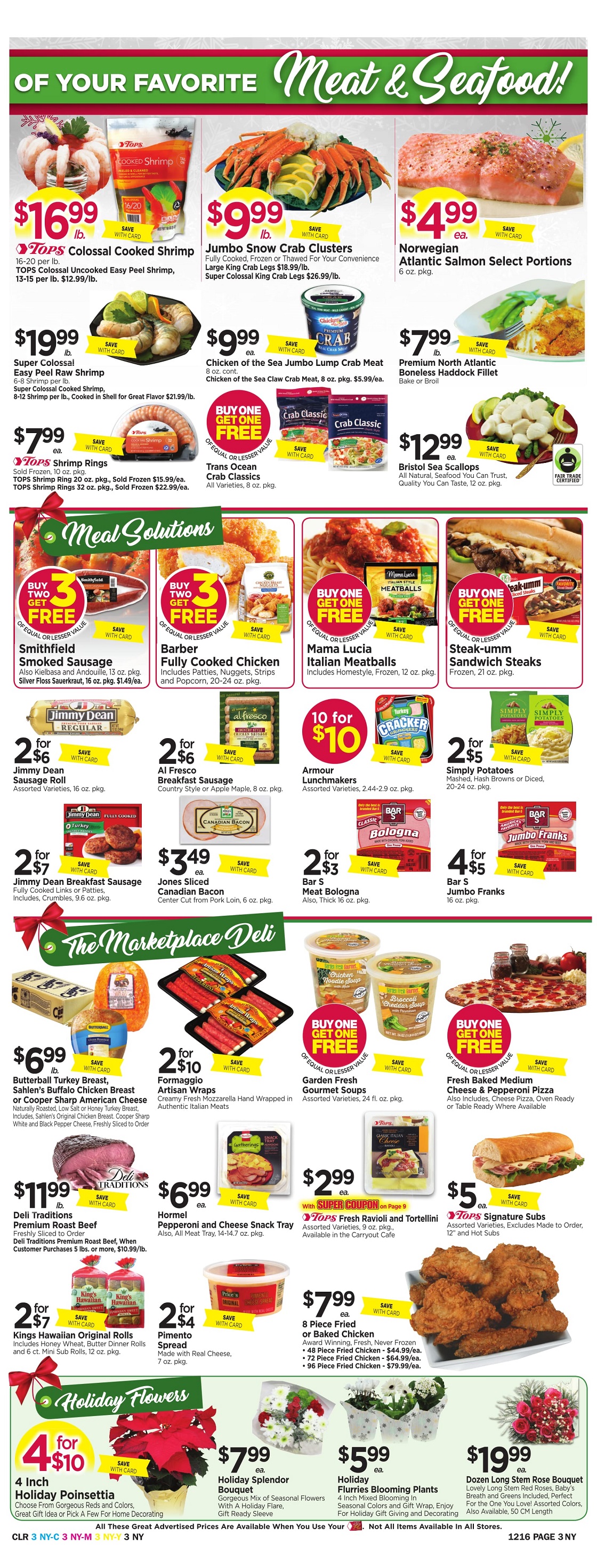 Tops Markets Ad Preview Week 12 10 Page 3