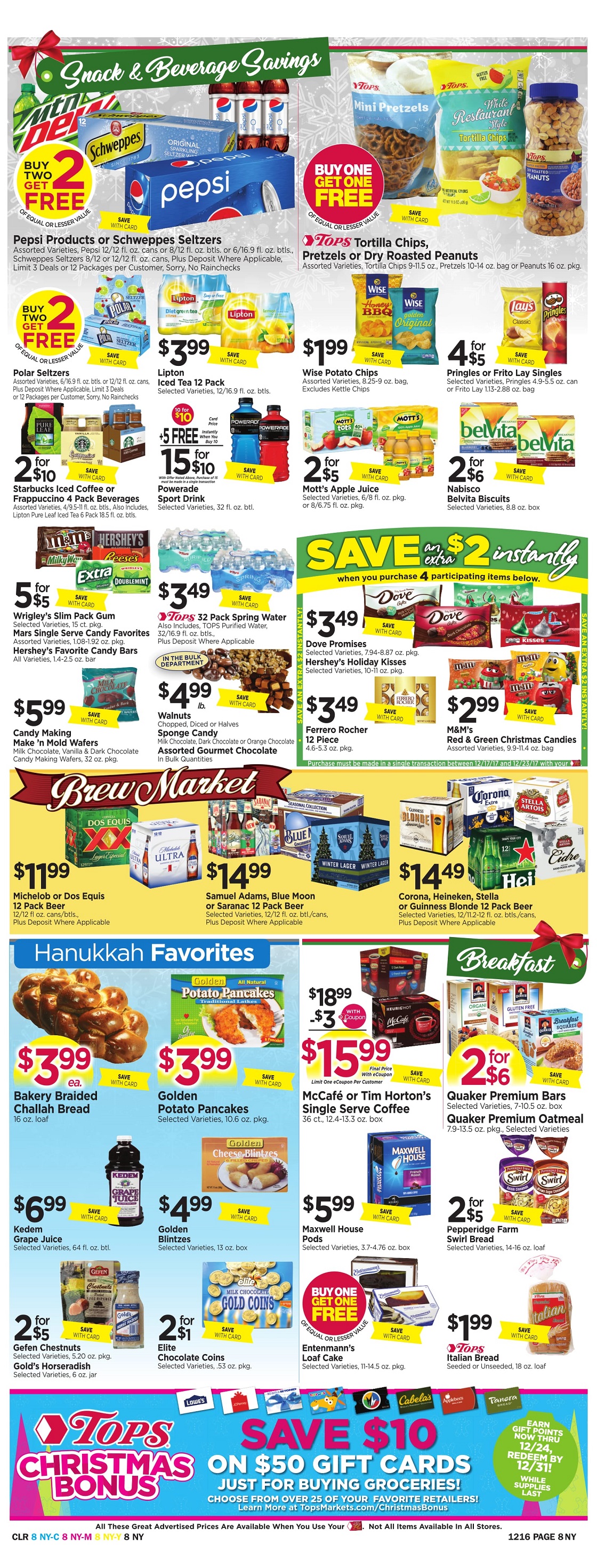 Tops Markets Ad Preview Week 12 10 Page 8