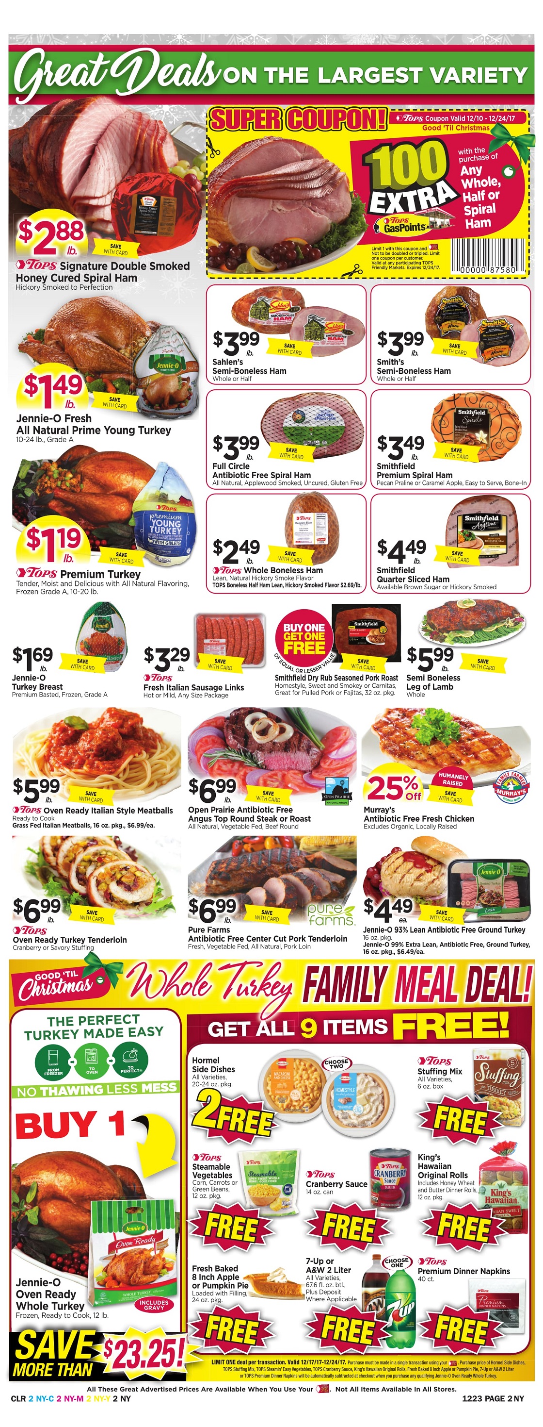 Tops Markets Ad Scan Week 12 17 Page 2
