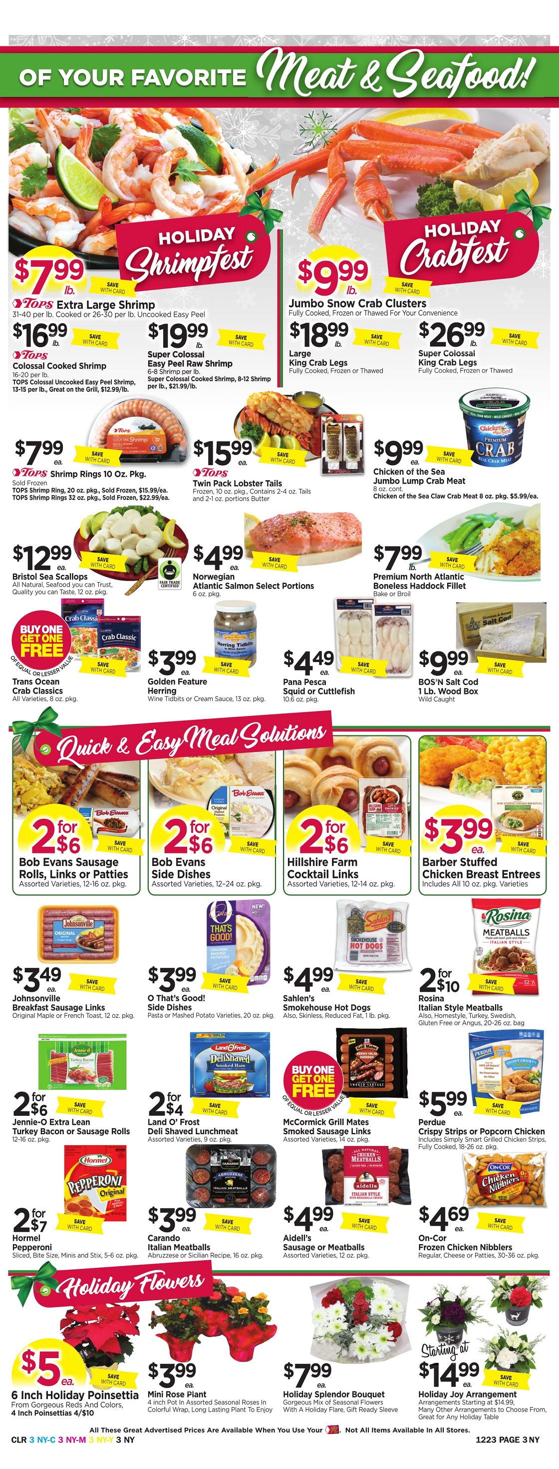 Tops Markets Ad Scan Week 12 17 Page 3