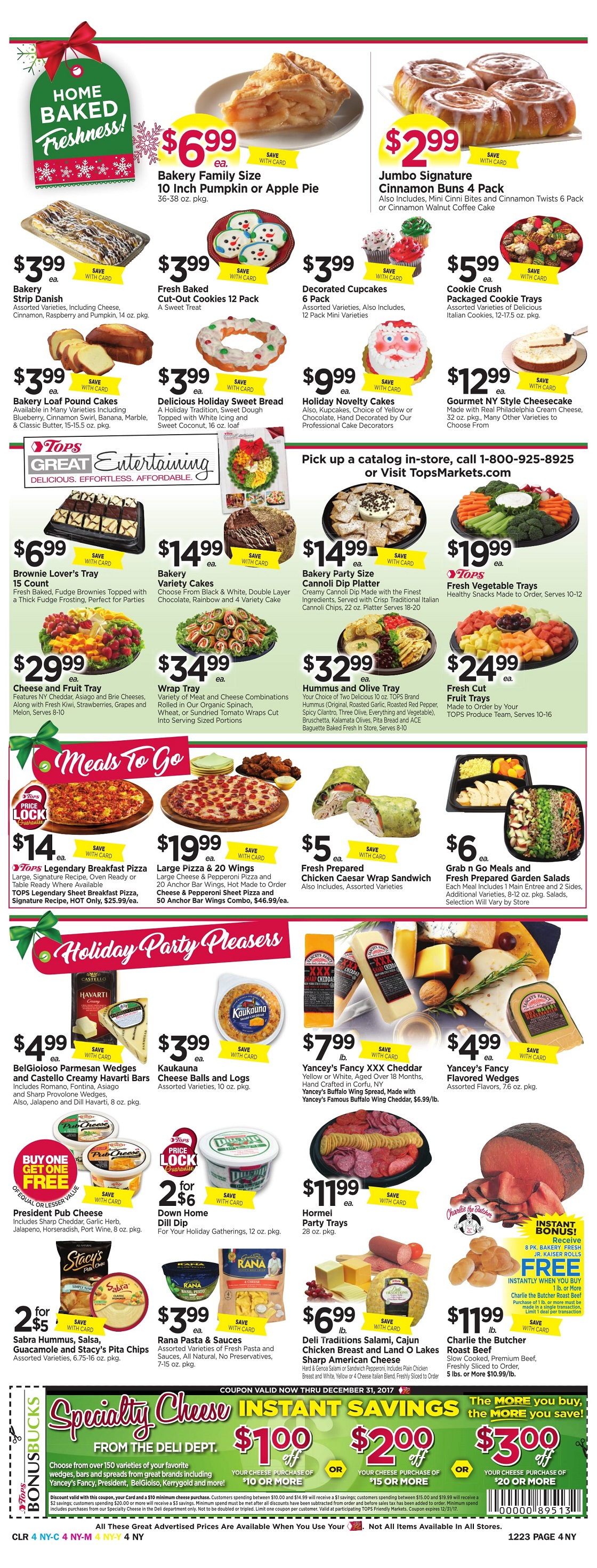 Tops Markets Ad Scan Week 12 17 Page 4
