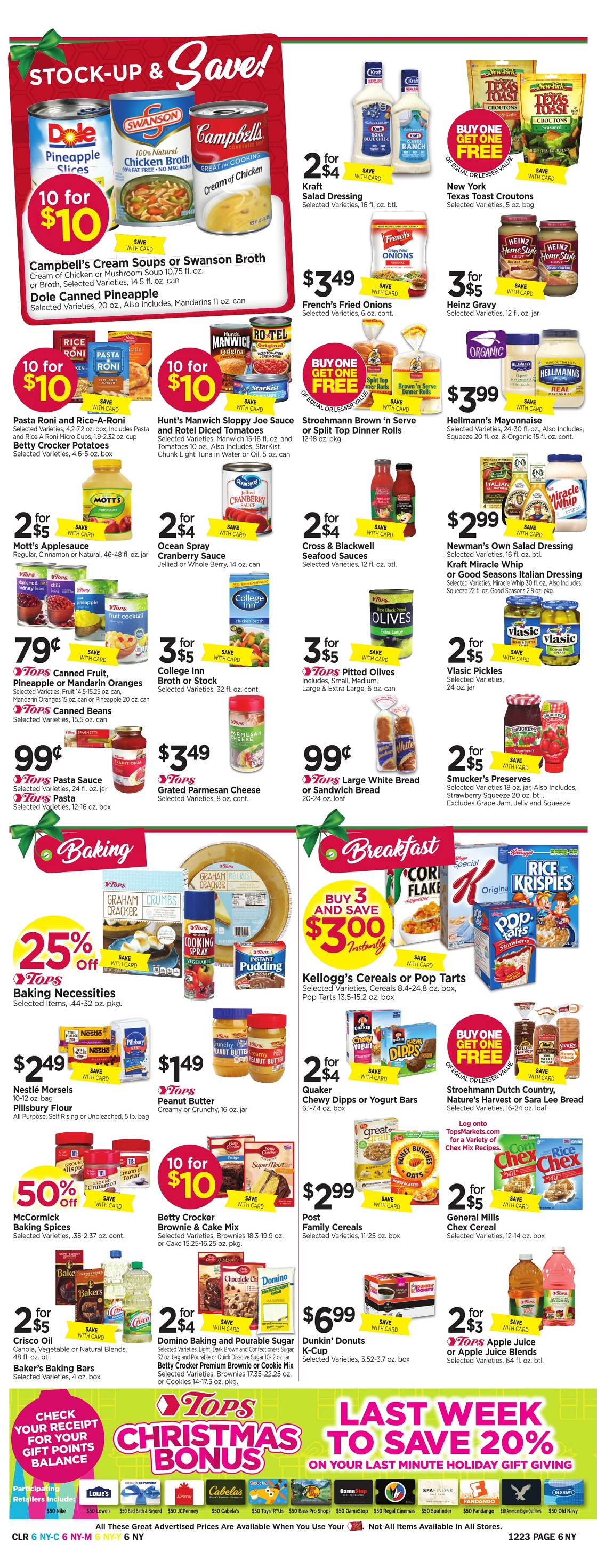 Tops Markets Ad Scan Week 12 17 Page 6