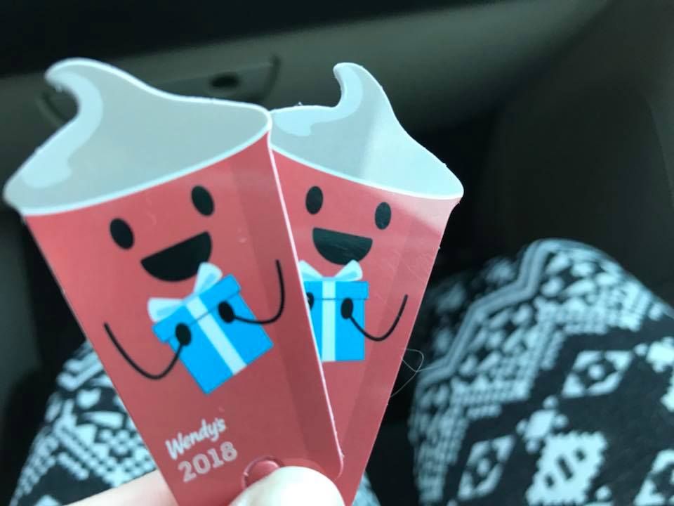 Wendy's Junior Frosty Key Tags 2018