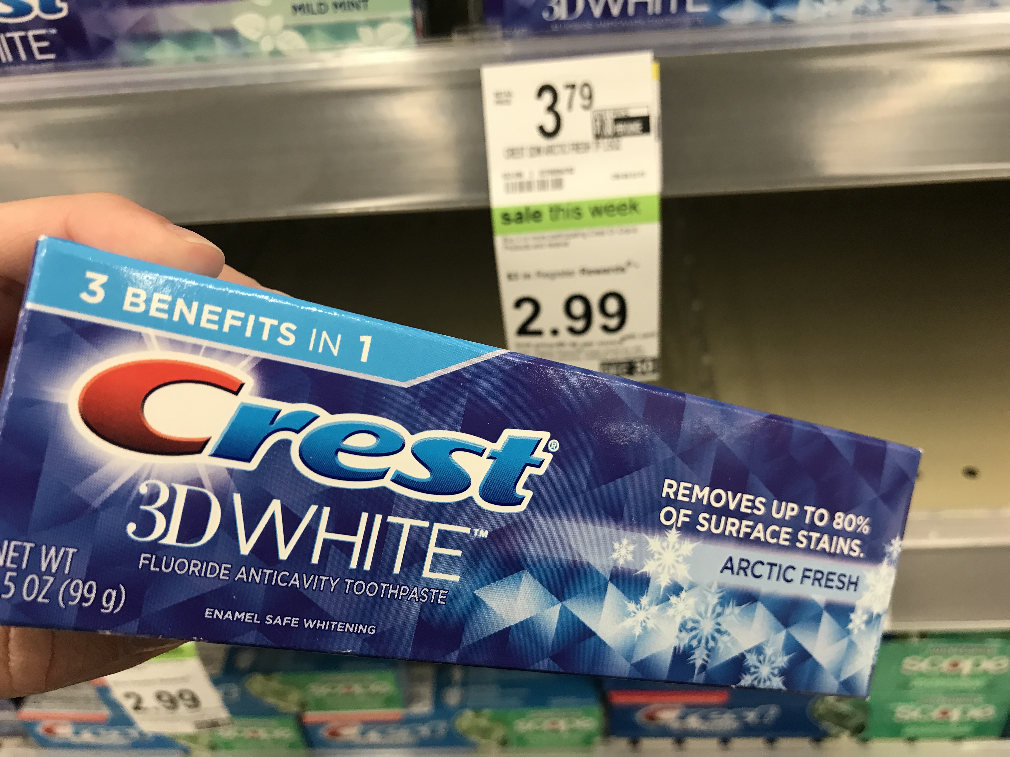 Crest Toothpaste Sale At Walgreens