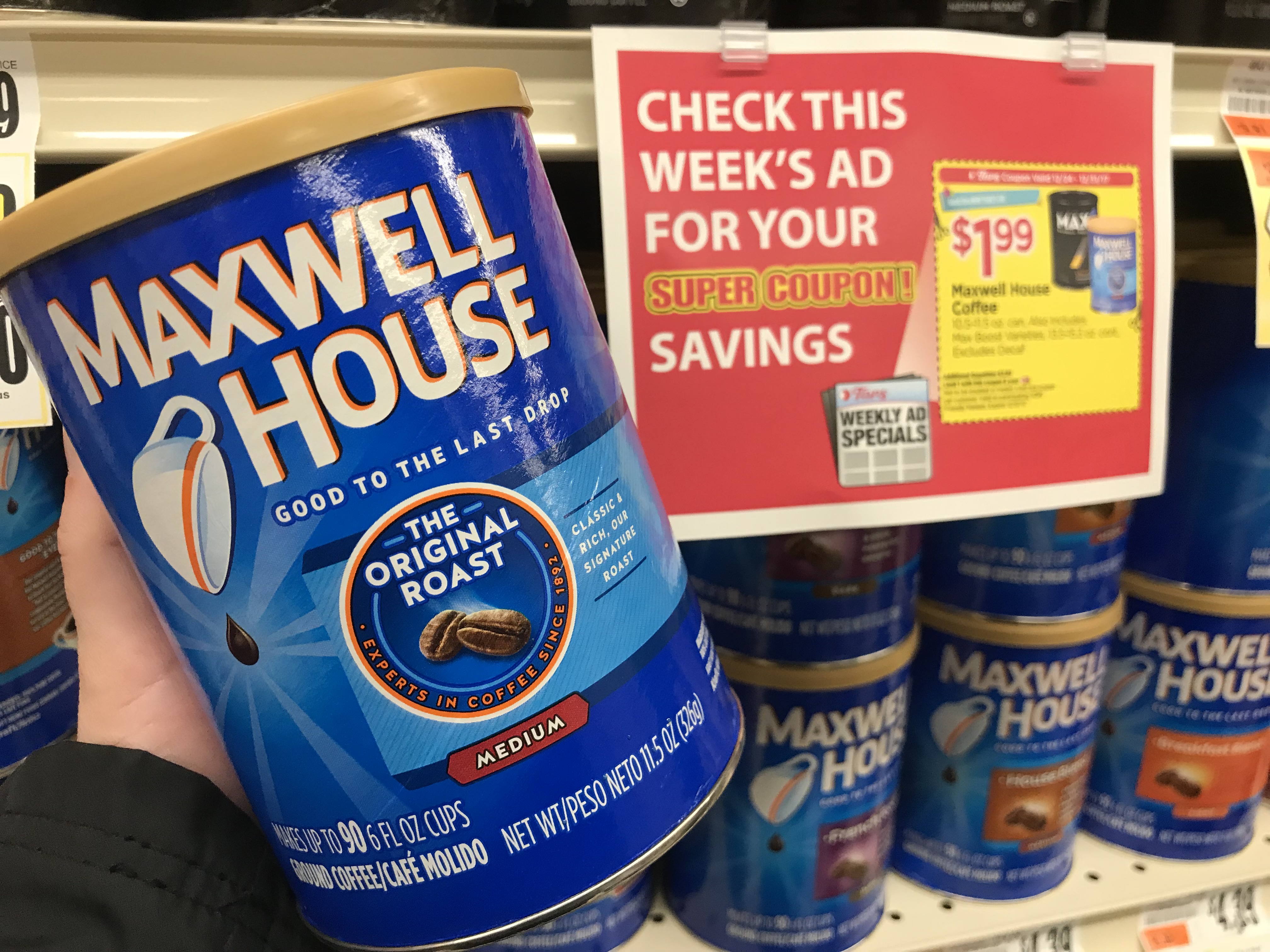 Maxwell House Coffee Sale At Tops Markets