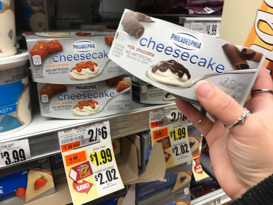 Philadelphia Cheese Cups At Tops Markets Only $0 49