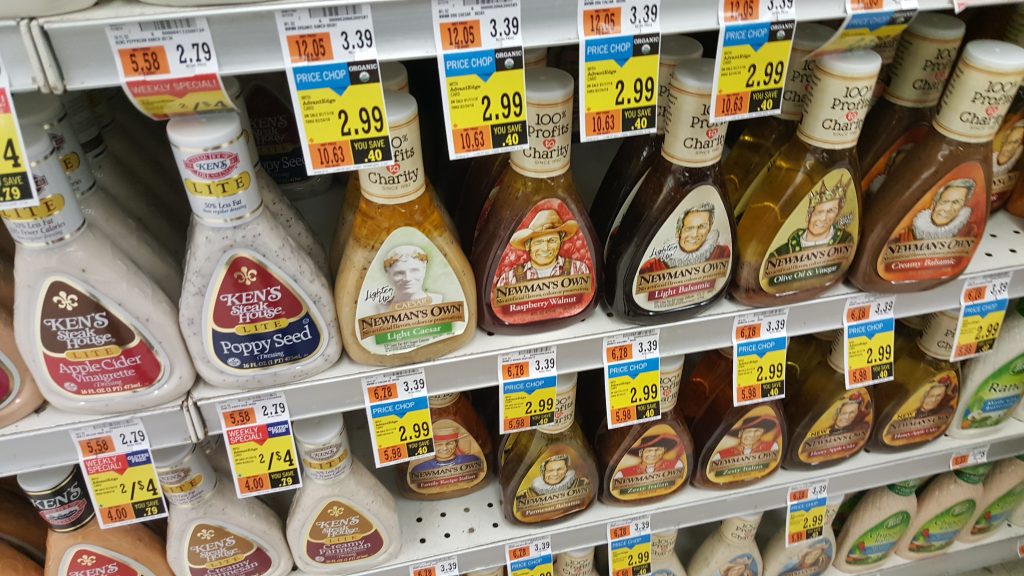 Newman's Own Salad Dressing at Price Chopper