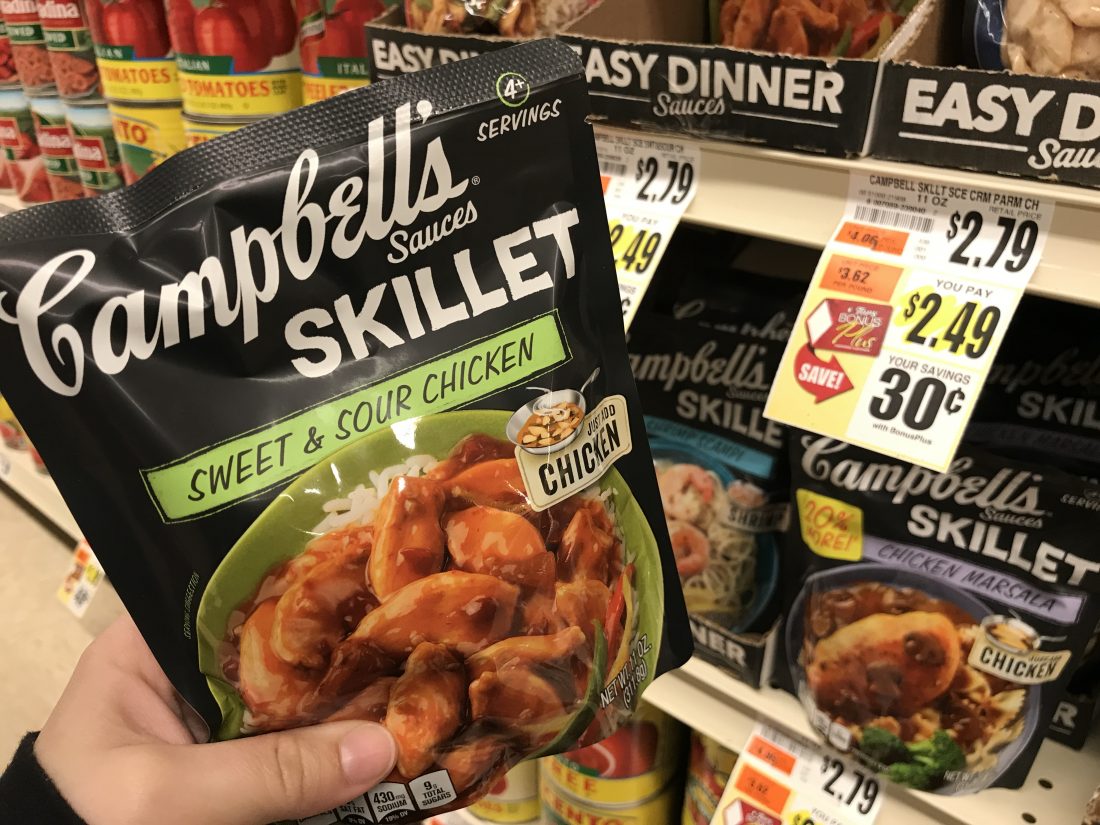 Campbell's Skillets At Tops Markets