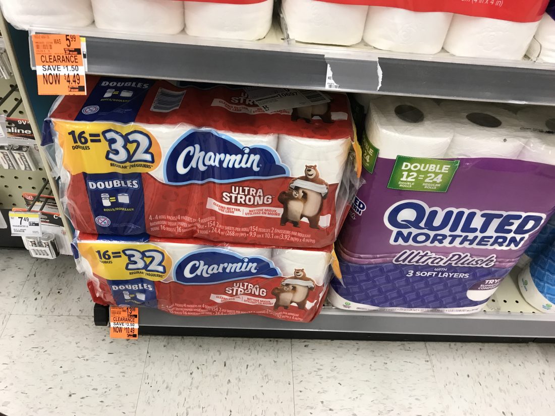 Charmin Clearanced At Walgreens