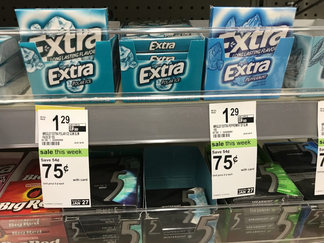 Extra Gum Deal At Walgreens