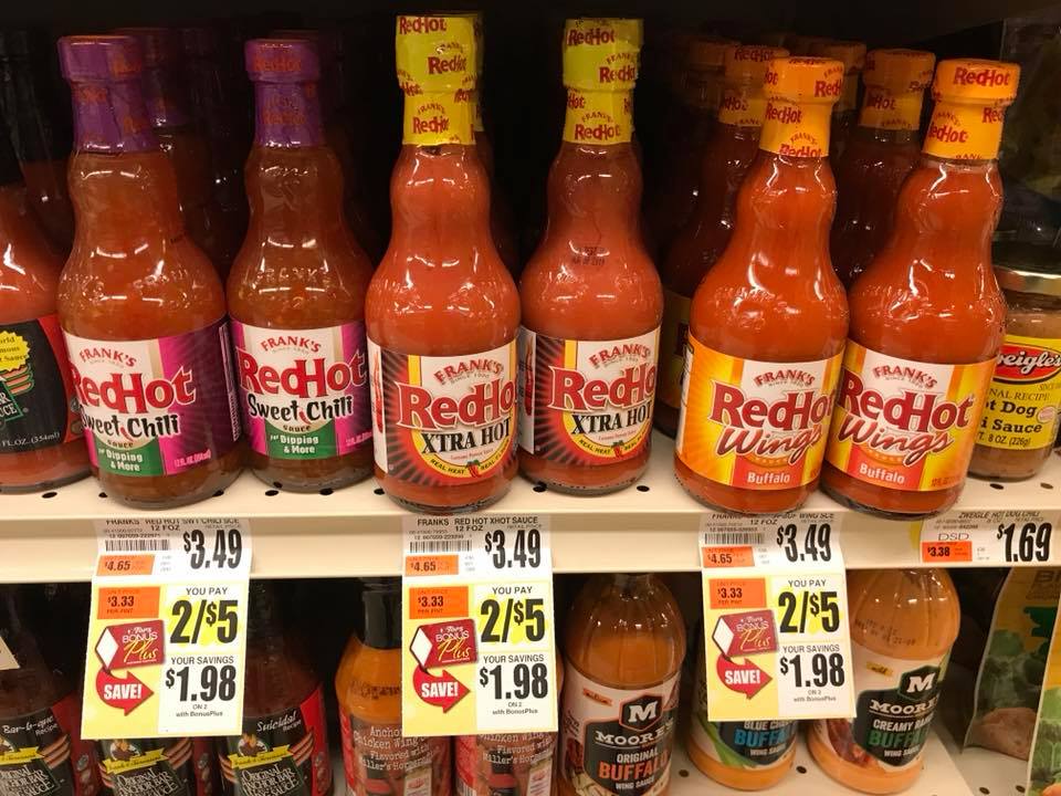 Frank's Redhot At Tops Markets