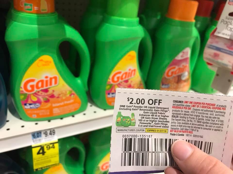 Gain Detergent Deal At Rite Aid