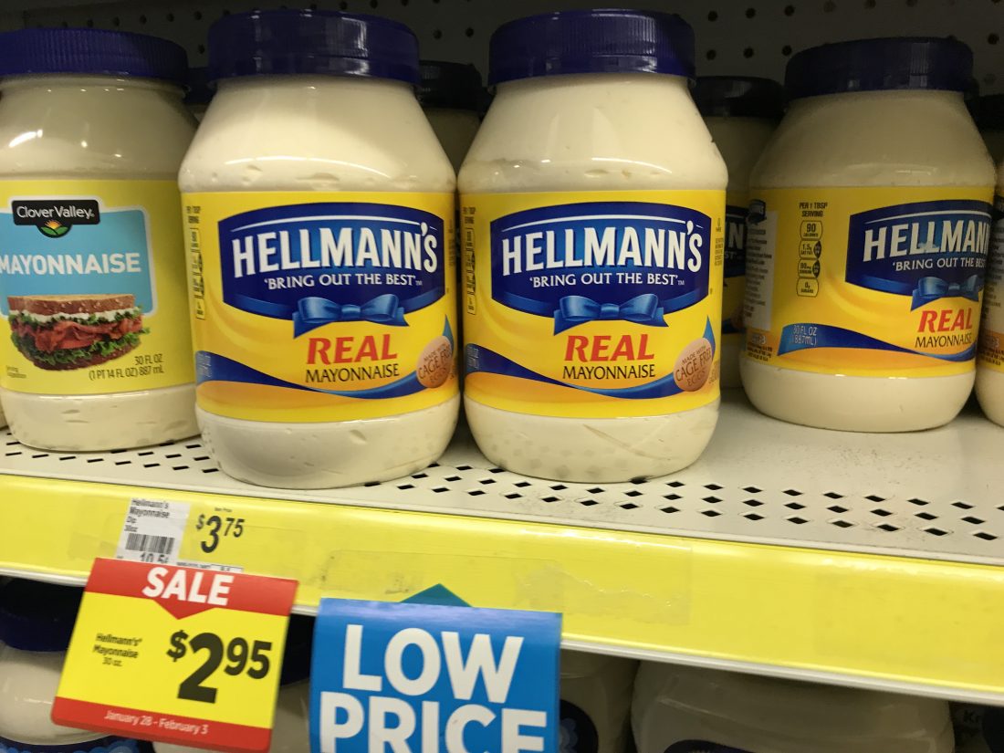 Hellmann's Sale At Dollar General