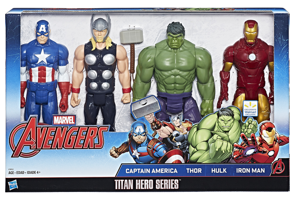 Marvel Titan Hero Series Avengers 4 Pack