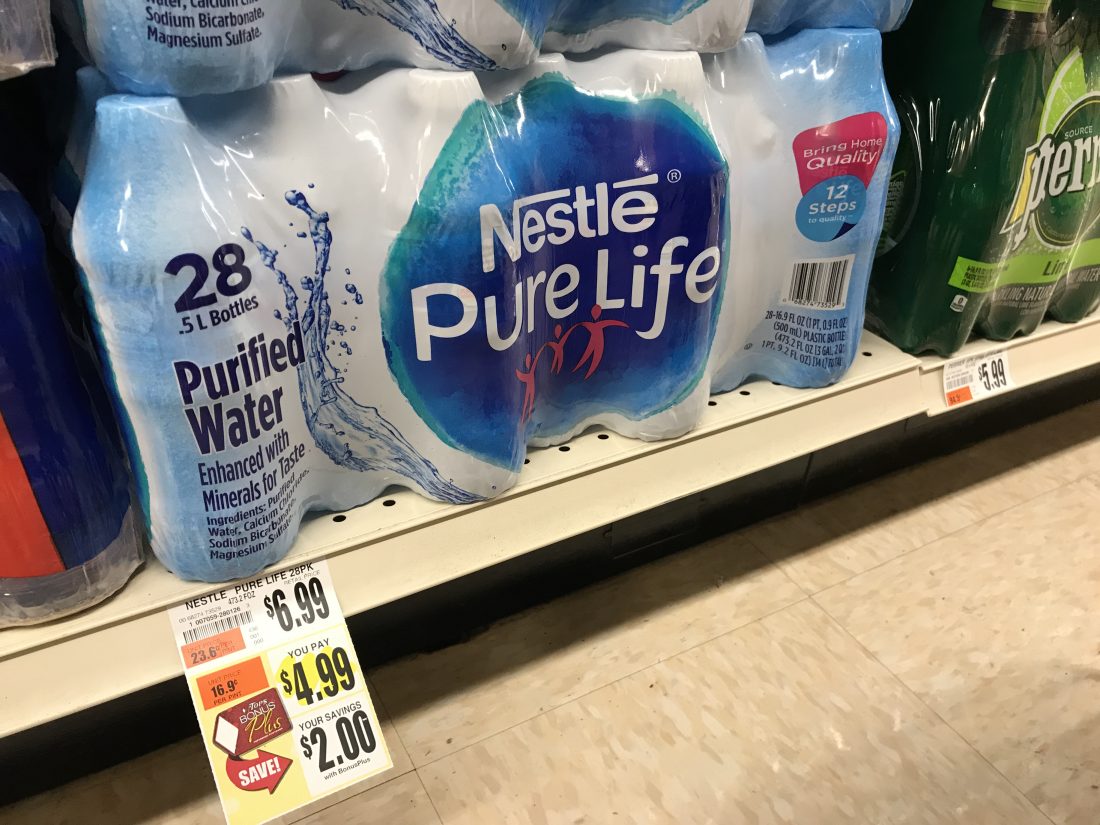 Nestle Water At Tops