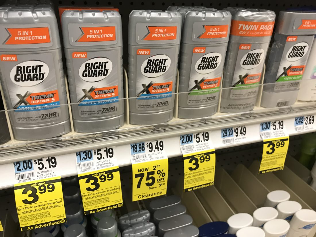 Right Guard Deal At Rite Aid