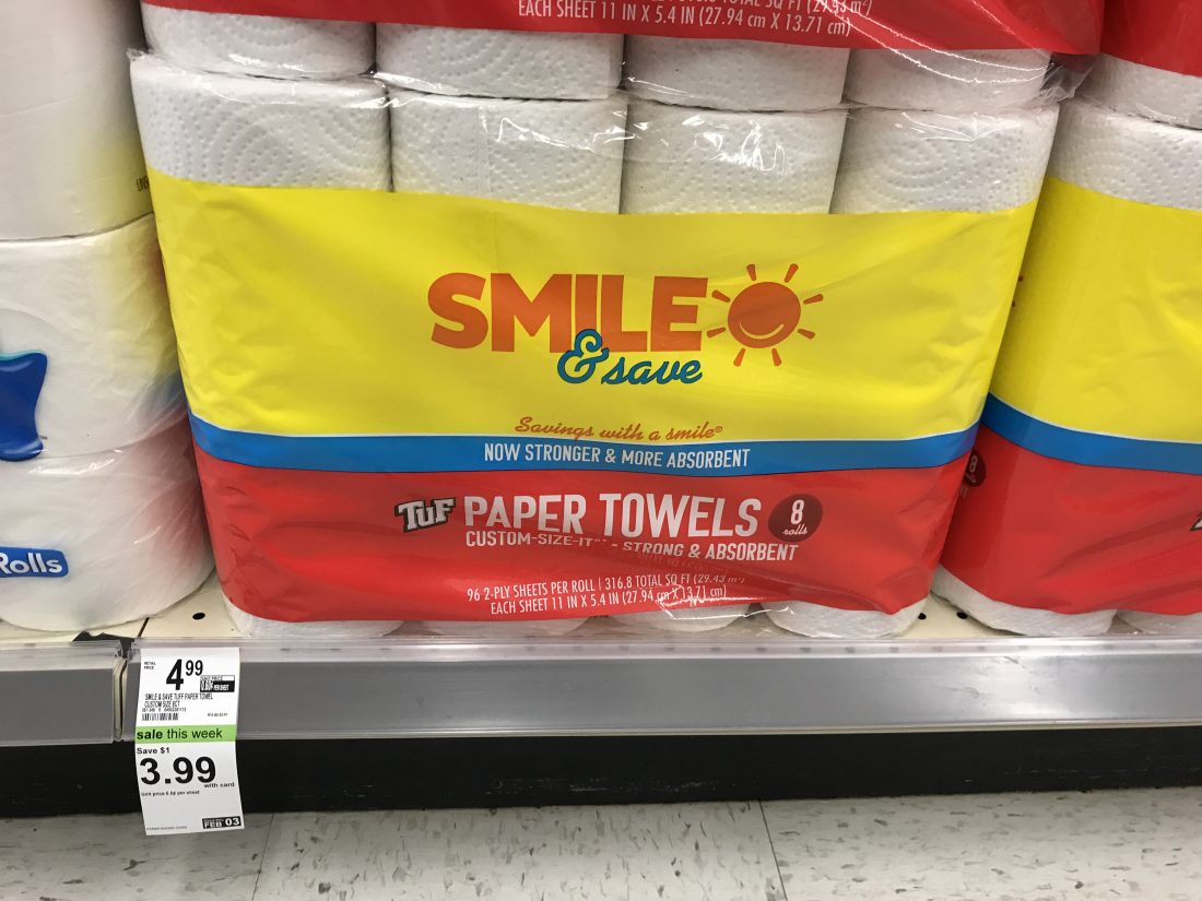 Smile Paper Towels At Walgreens (2)