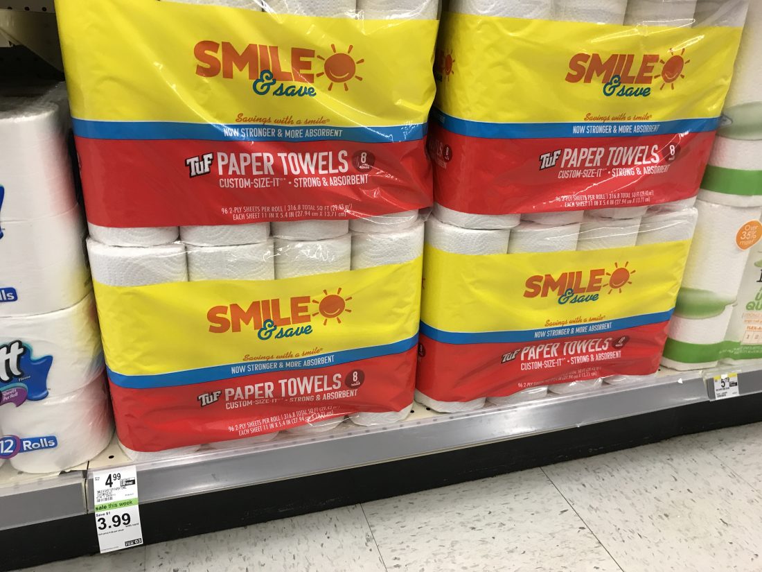 Smile Paper Towels At Walgreens