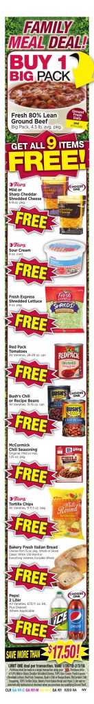 Tops Markets Ad Preview Week 1 28 18 Meal Deal