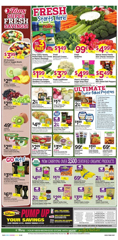 Tops Markets Ad Preview Week 1 28 18 Page 8
