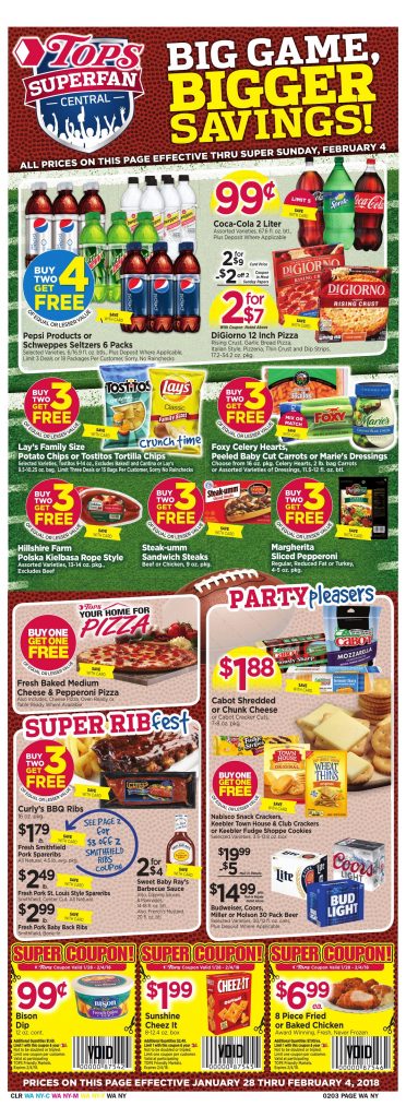 Tops Markets Ad Preview Week 1 28 18 Wrap 1